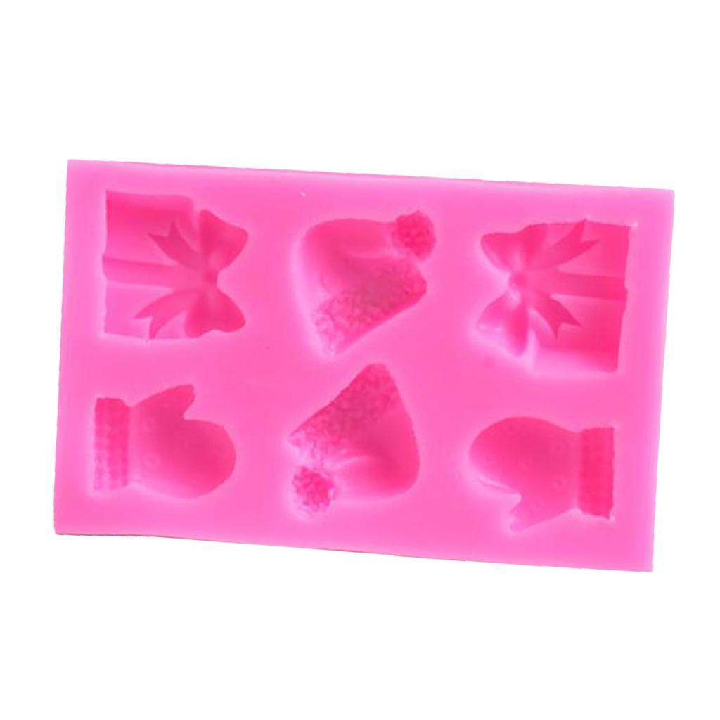 Rectangle Silicone Cake Mold Glove Moulds DIY Chocolate Fondant Mold Pink