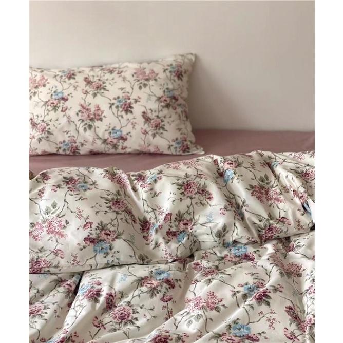 Bộ chăn ga gối cotton living 4 món