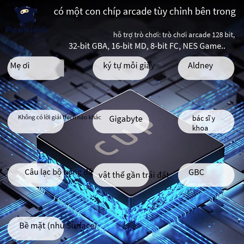 Phong cách mới nhất powkiddy4.3 inch cầm tay X20MINI mini PSP cầm tay GBA đồ chơi cho trẻ em máy chơi game arcade