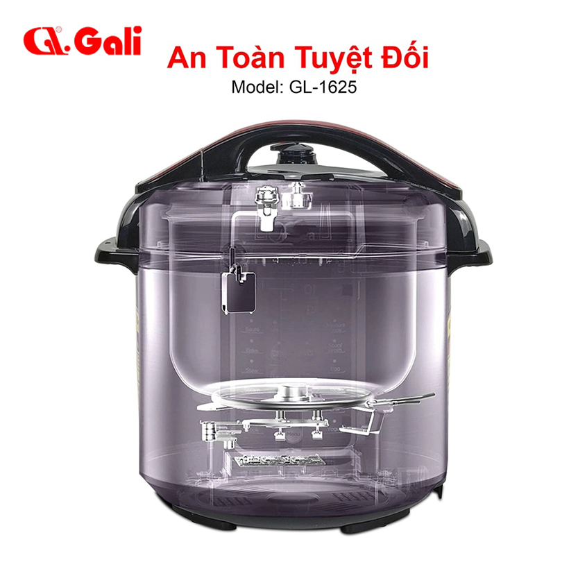 Nồi áp suất điện 6 lít Gali GL-1625 - Hàng chính hãng