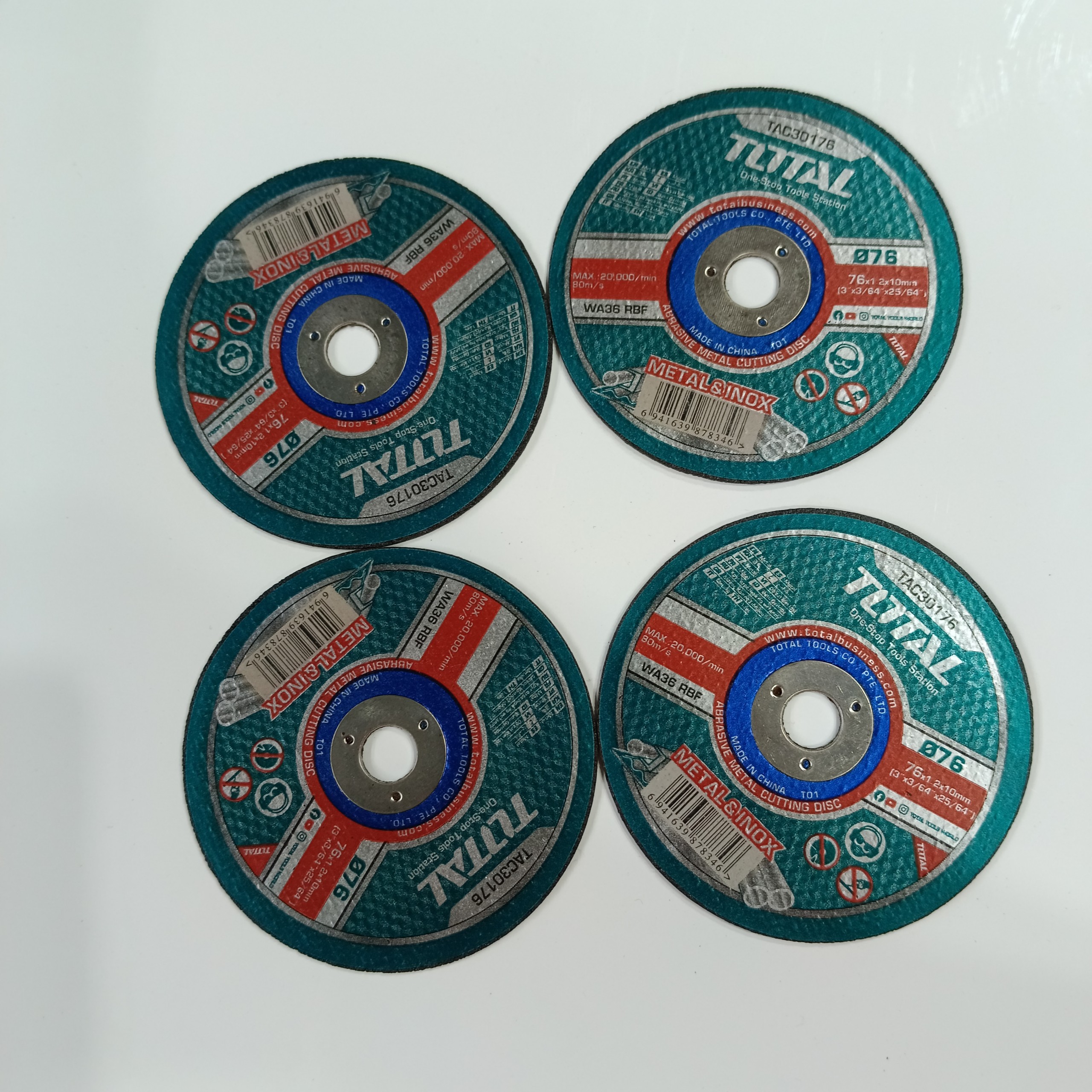 Máy mài mini Total dùng pin 20V 76mm TAGLI76017 (kèm 2 đĩa mài,1đĩa cắt hợp kim, 4 đĩa cắt kim loại)