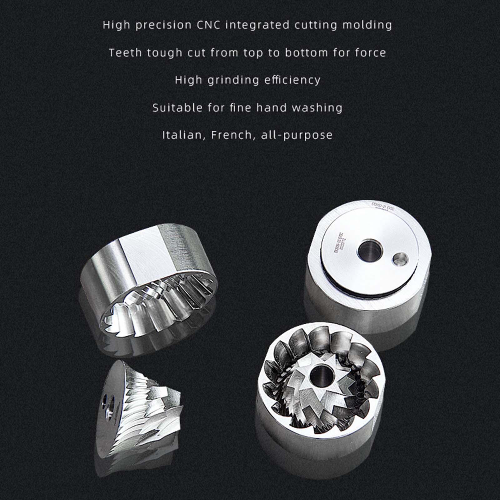 Stainless Steel E&B Conical Burr Higher Grinding Efficiency for Pour Over