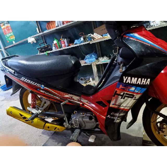Tem sirius 110 đỏ đen RC HP4 crom