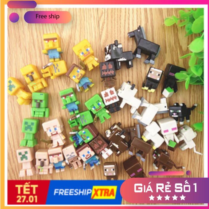 Bộ 36 nhân vật mini figure Minecraft mẫu 1