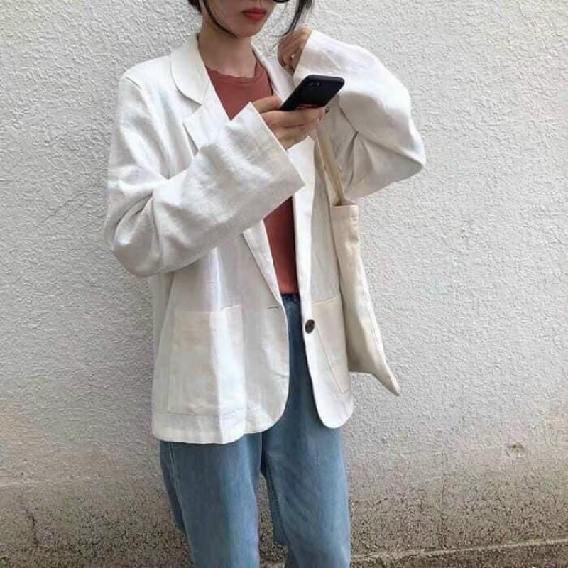 áo blazer 2 màu kèm ảnh thật