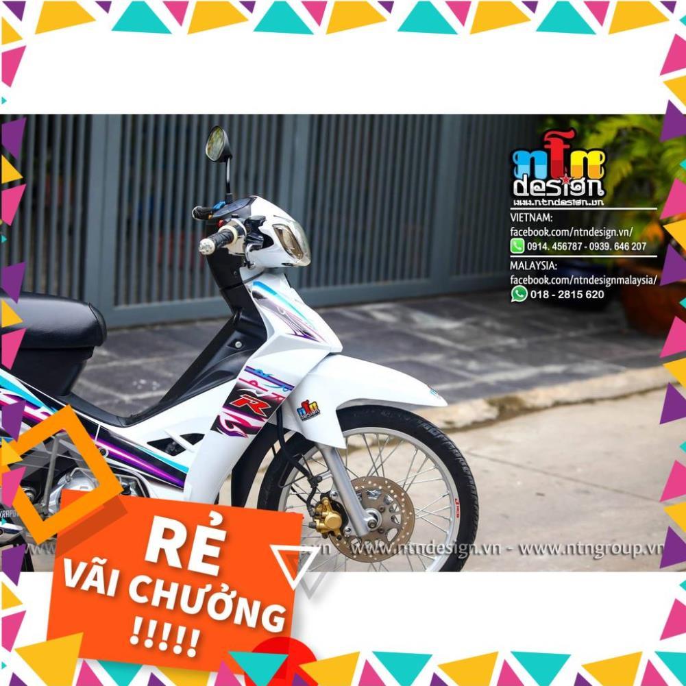 Tem Rời Sisius Mẫu Hồng Xanh Trắng
