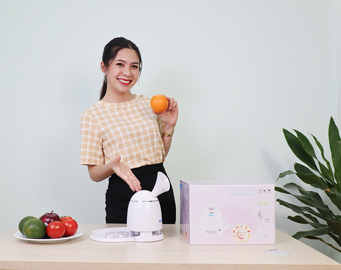 Máy làm mặt nạ trái cây kết hợp xông hơi mặt 2in1 NK-B026