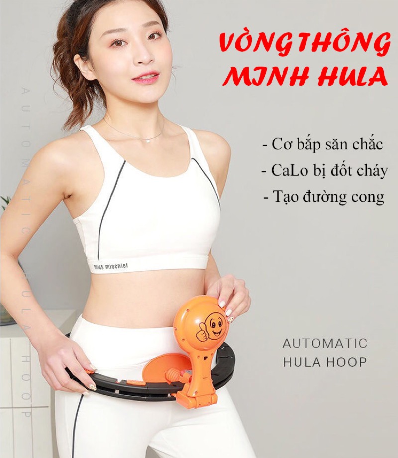 Vòng lắc eo Sportslink Hula thông minh giảm mỡ bụng có đếm số