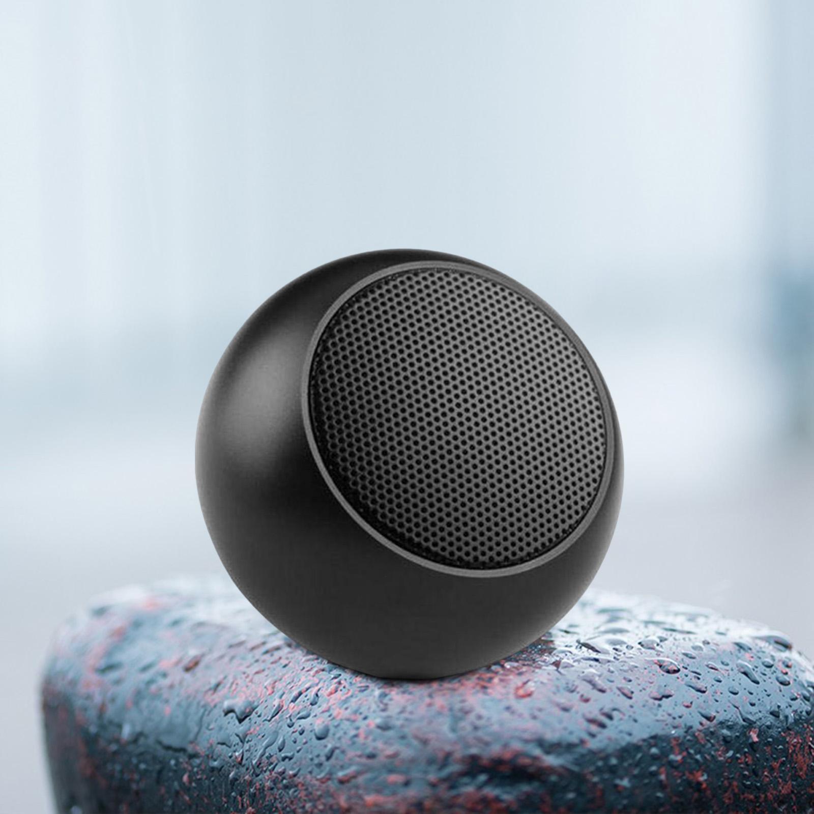 Portable Subwoofer Stereo Compact Durable for Sports Travel Camping Black