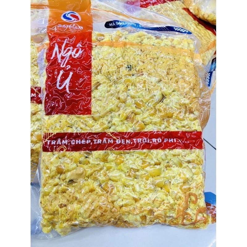Mồi câu ngô ủ 1 gói = 1kg bắt cá trắm + chép + trôi + rô phi mồi siêu nhậy