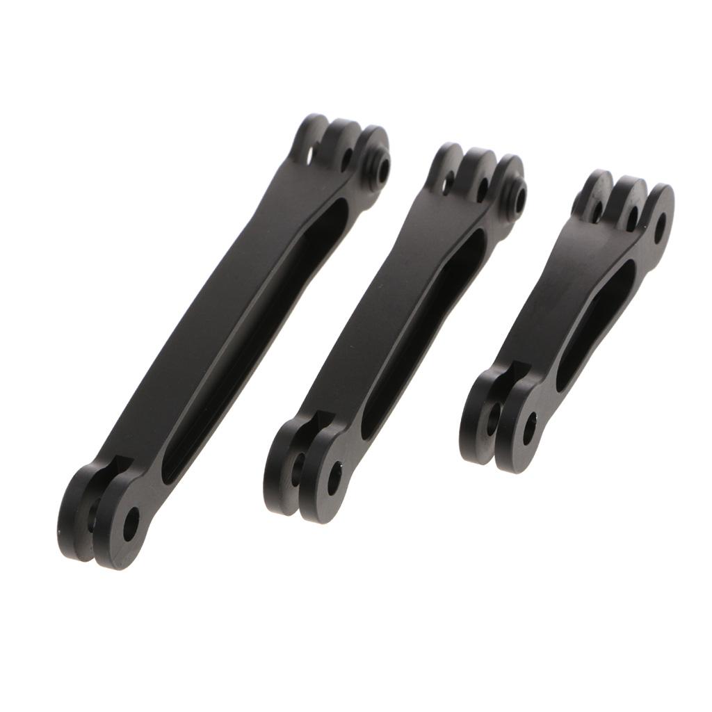 3x Bicycle Helmet Mount Arm Extension Pole Set Bundle for for for for for for GoPro Hero 6/5/4/3+ Action Camera Holder Accessory