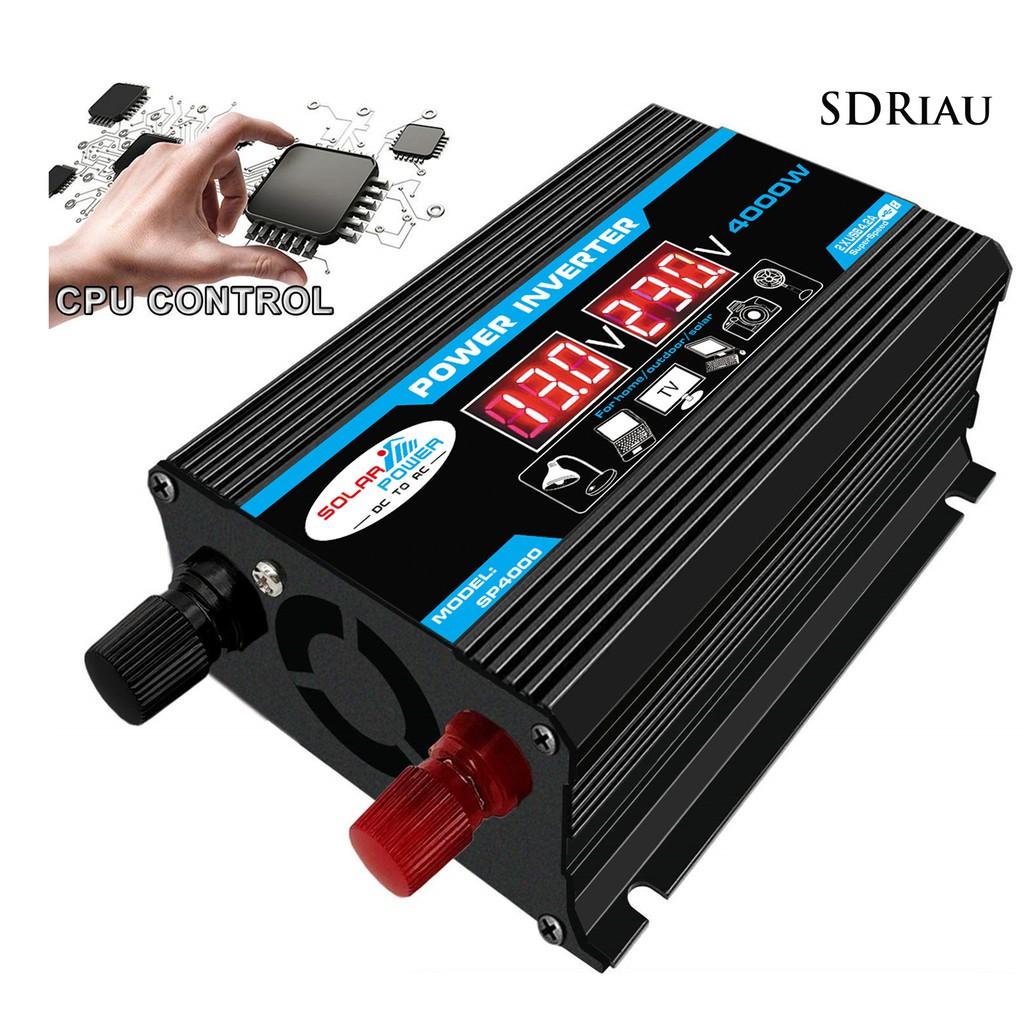 Thiết bị chuyển đổi nguồn điện chuyên dụng cho xe hơi từ Qcd 4000w 12v sang 220v