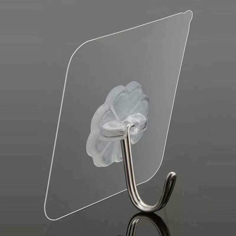 Combo 11 Móc dán tường trong suốt siêu dính, chống nước +chịu lực 10kg Cadie