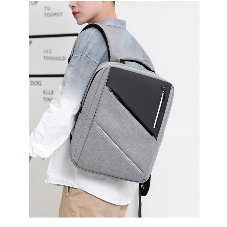 Balo văn phòng laptop 15,6 ICNH có sạt phản quan chống nước kép vào vali Shalla