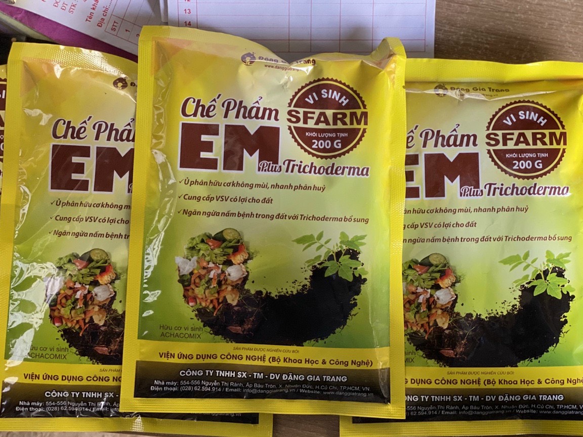 COMBO Ủ PHÂN HỮU CƠ,RÁC THẢI NHÀ BẾP , PHÂN CÁ , PHÂN ĐẬU TƯƠNG THẾ HỆ MỚI GỒM EM PLUS TRICHODERMA + MẬT RỈ ĐƯỜNG , BỎ SUNG THÊM VSV CÓ LỢI VÀ NGĂN NGỪA NẤM BỆNH