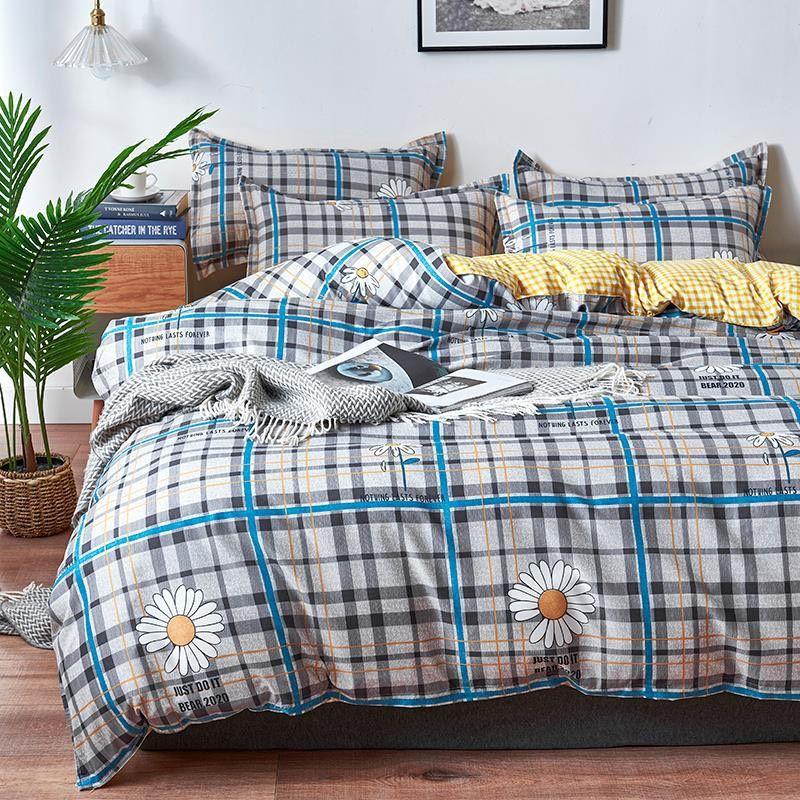 Thanh Lý Bộ Chăn Ga Cotton Poly Nhập Khẩu. Drap Phong Cách Hàn Quốc. Không Phai, Không Xù