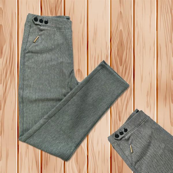 QUẦN NỮ CÔNG SỞ VẢI COTTON CO GIÃN KIỂU 3 CÚC