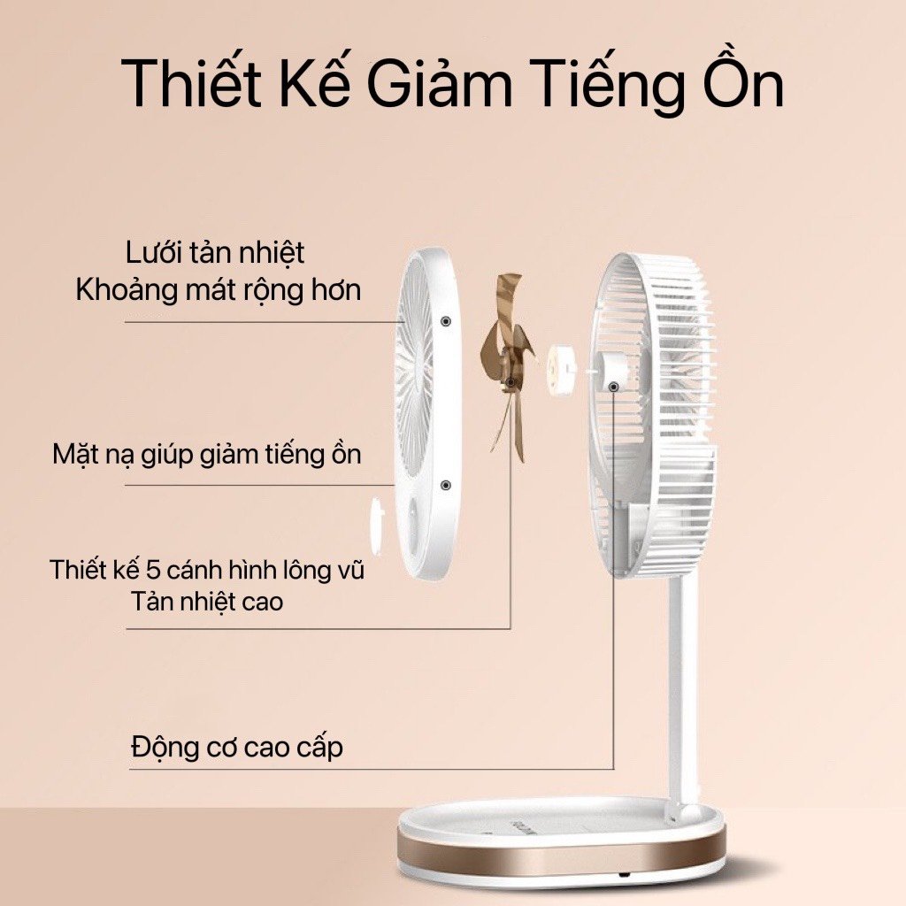 QUẠT TÍCH ĐIỆN CÂM TAY MINI ĐỂ BÀN TIỆN LỢI