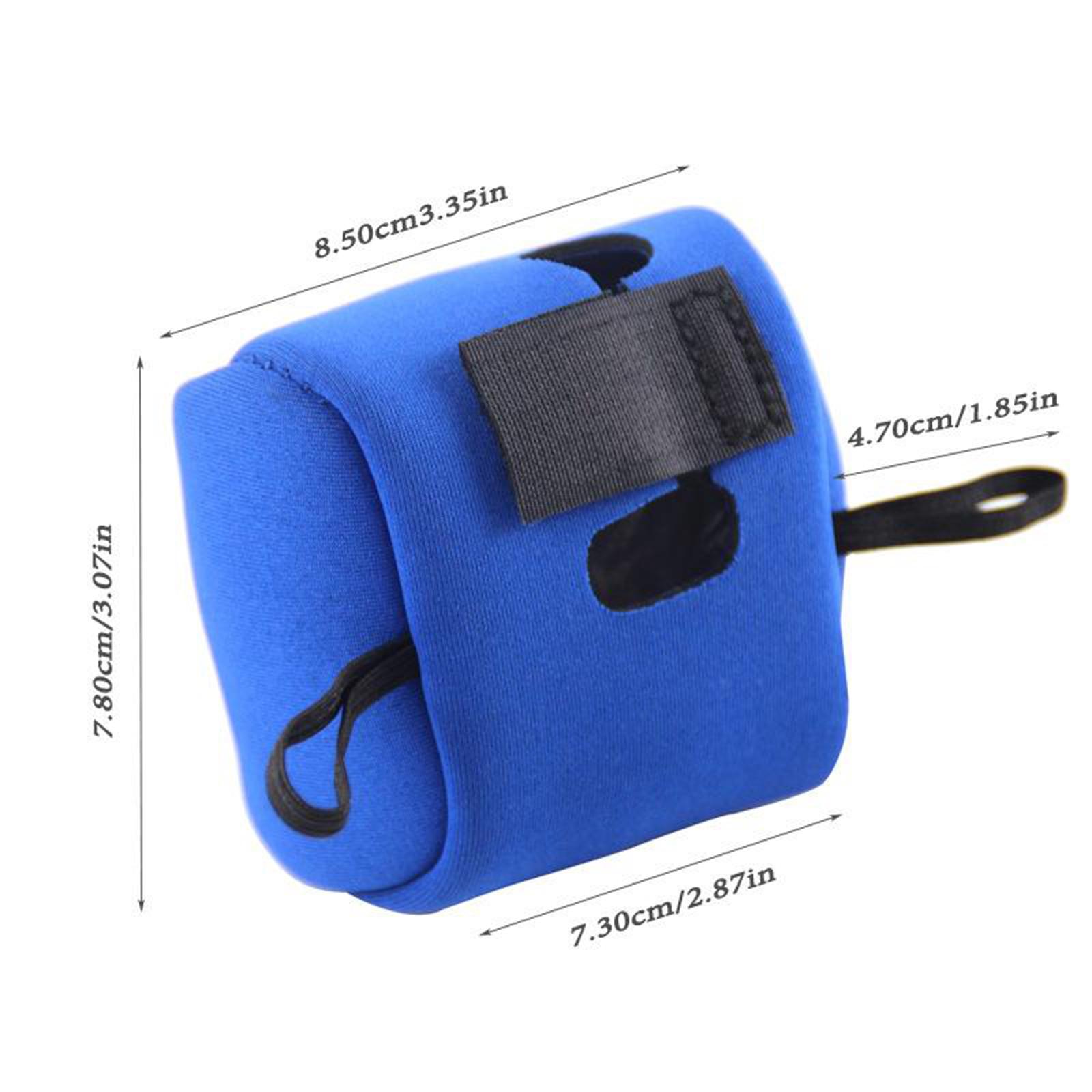 Outdoor Fishing Reel Protective Cover Storage Bag Pouch Neoprene Blue