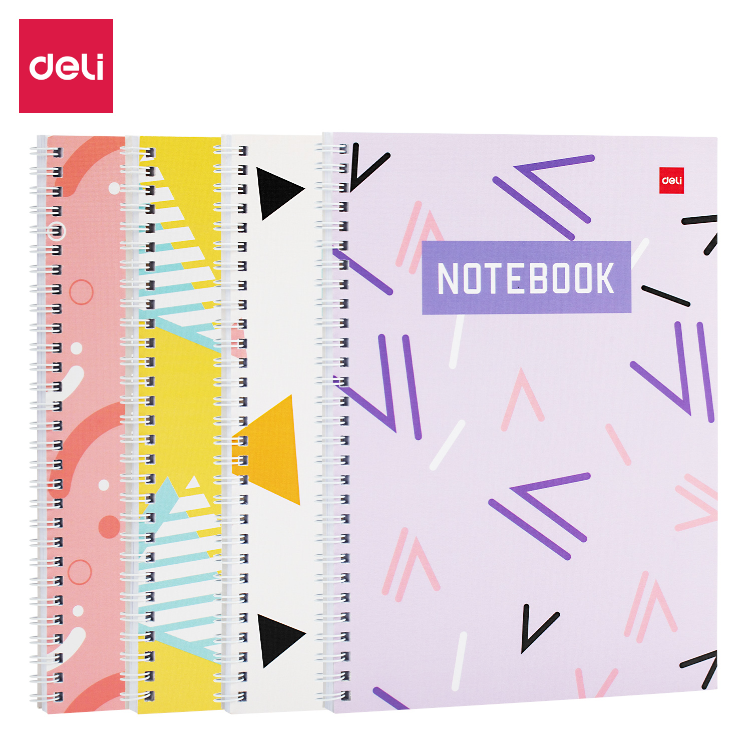 Sổ Tay Ghi Chép Lò Xo Kẻ Ngang B5 Gáy Xoắn 120 Trang Deli - Phù Hợp Làm Sổ Kế Hoach Planner, Viết Nhật Kí, Tập Vở Học Sinh Sổ Tay Văn Phòng - Màu Ngẫu Nhiên - Elb560 Elpb560 - Notebook - N01 - B5