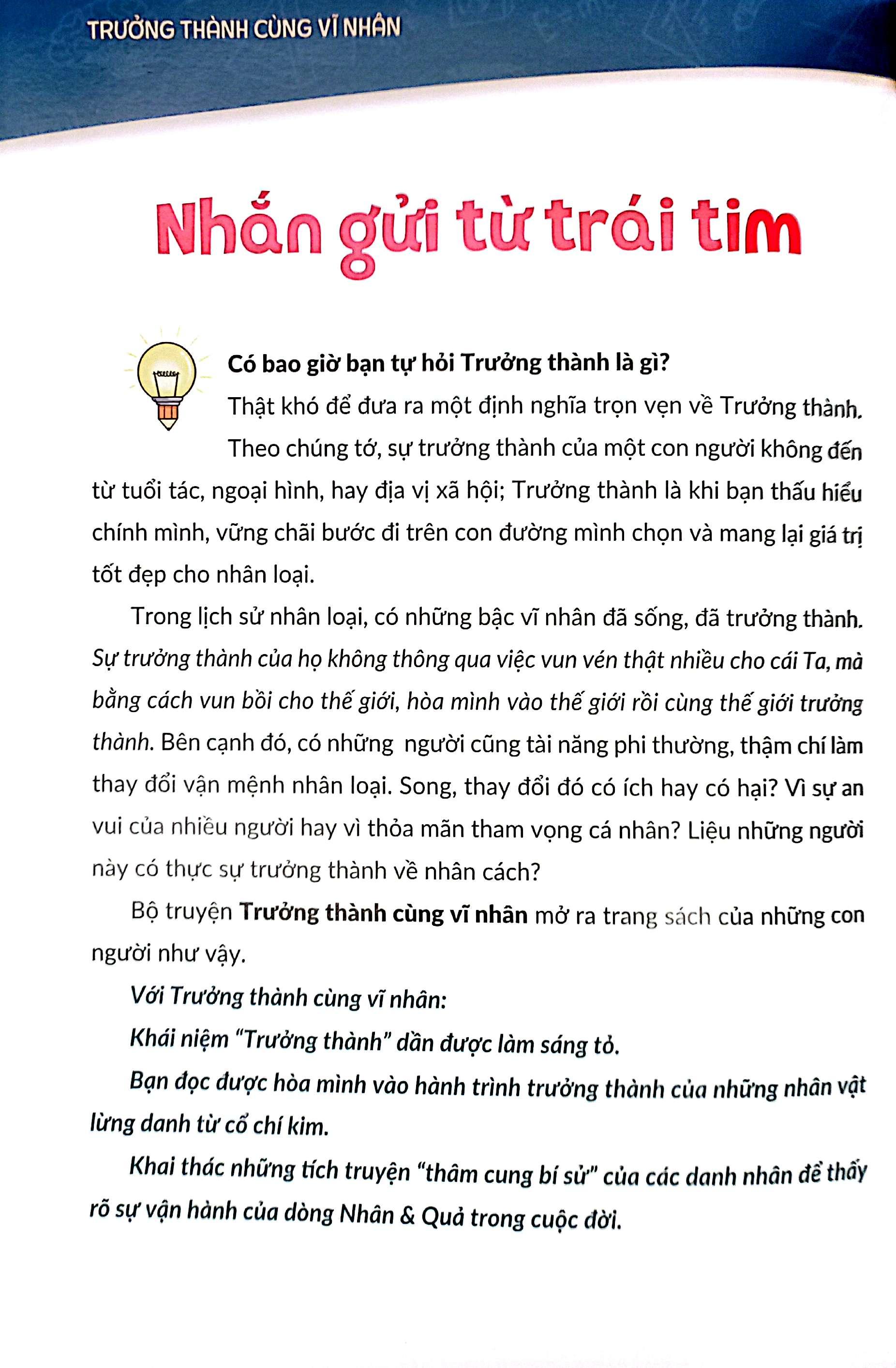 Sách - Trưởng Thành Cùng Vĩ Nhân 3 - Nhà Khoa Học Và Danh Y - Louis Pasteur Và Alexandre Yersin