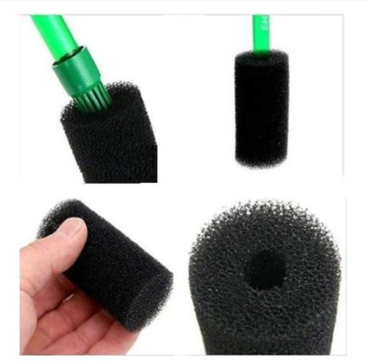 Bịt Tép Mút Xốp Đen, Ngăn Hút Cá Tép Vào Máy Lọc Hồ