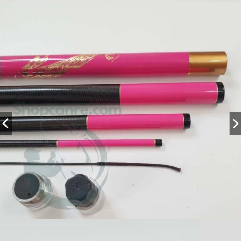 Cần Câu Tay Hồng Long Bản Hồng, Xanh  cần câu 12H siêu bạo lực CT28 - Sanami F