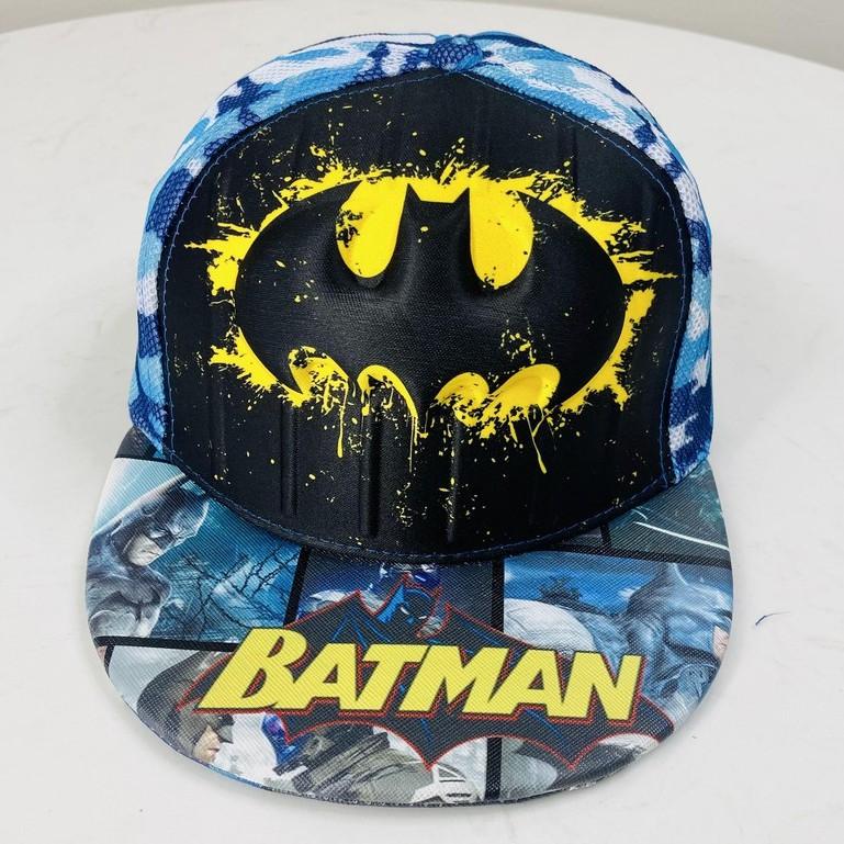 Nón cho bé trai, mũ lưỡi trai in hình 3D Batman - 0006