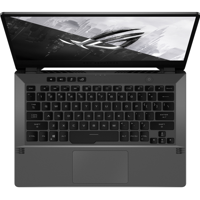 Laptop Asus ROG Zephyrus G14 GA401II-HE019T (AMD R7-4800HS/ 16GB DDR4 3200MHz/ 512GB SSD PCIE G3X4/ GTX 1650Ti 4GB GDDR6/ 14 FHD IPS, 120Hz/ Win10) - Hàng Chính Hãng