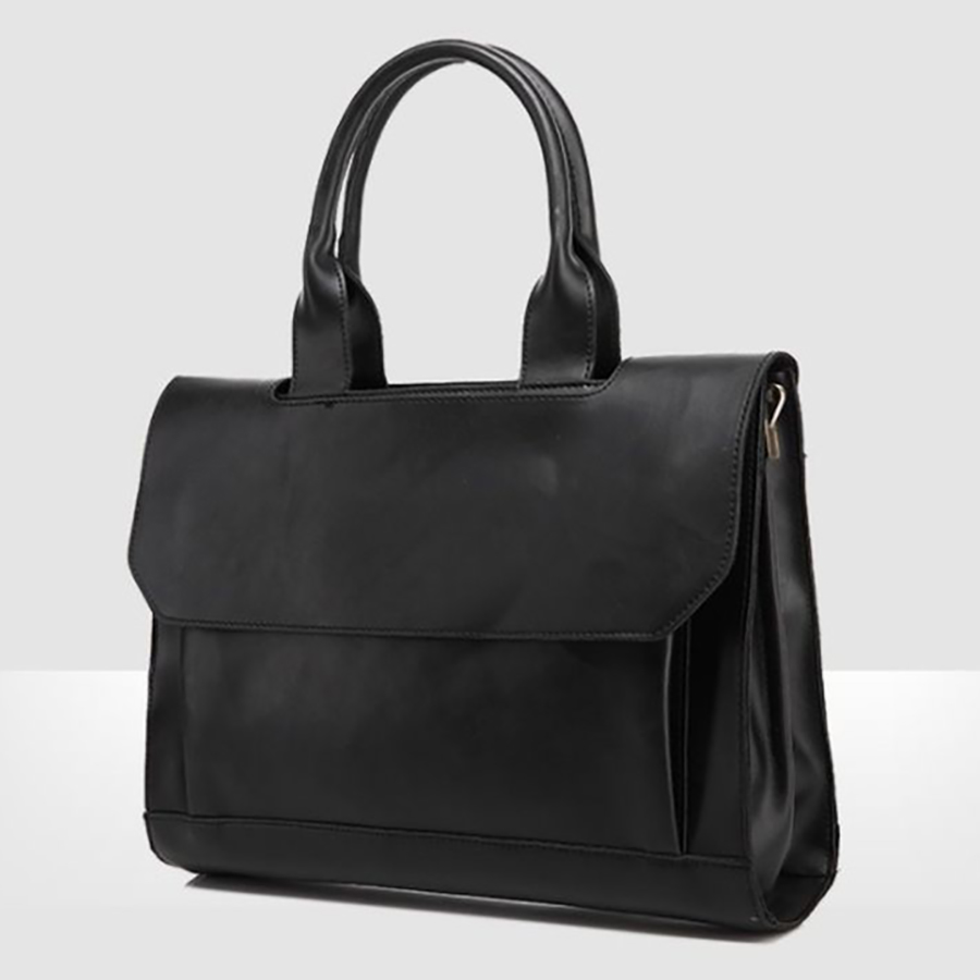 Túi Da Retro Đựng Laptop Nam Crazy Horse