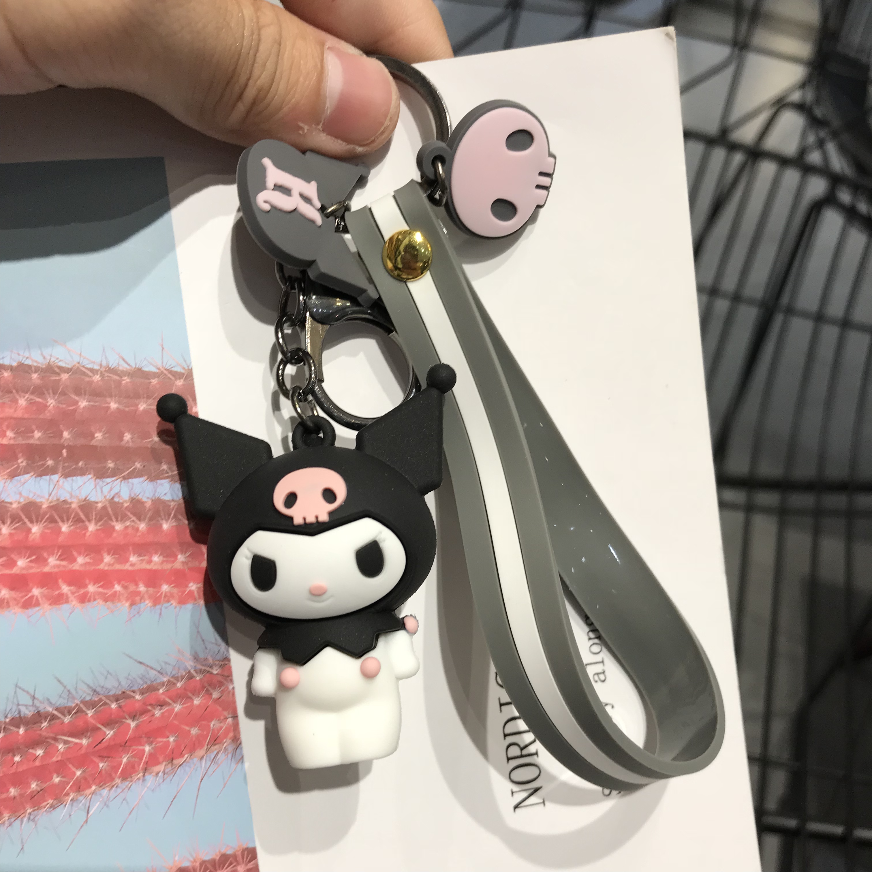 Móc khóa Thỏ đen đáng yêu