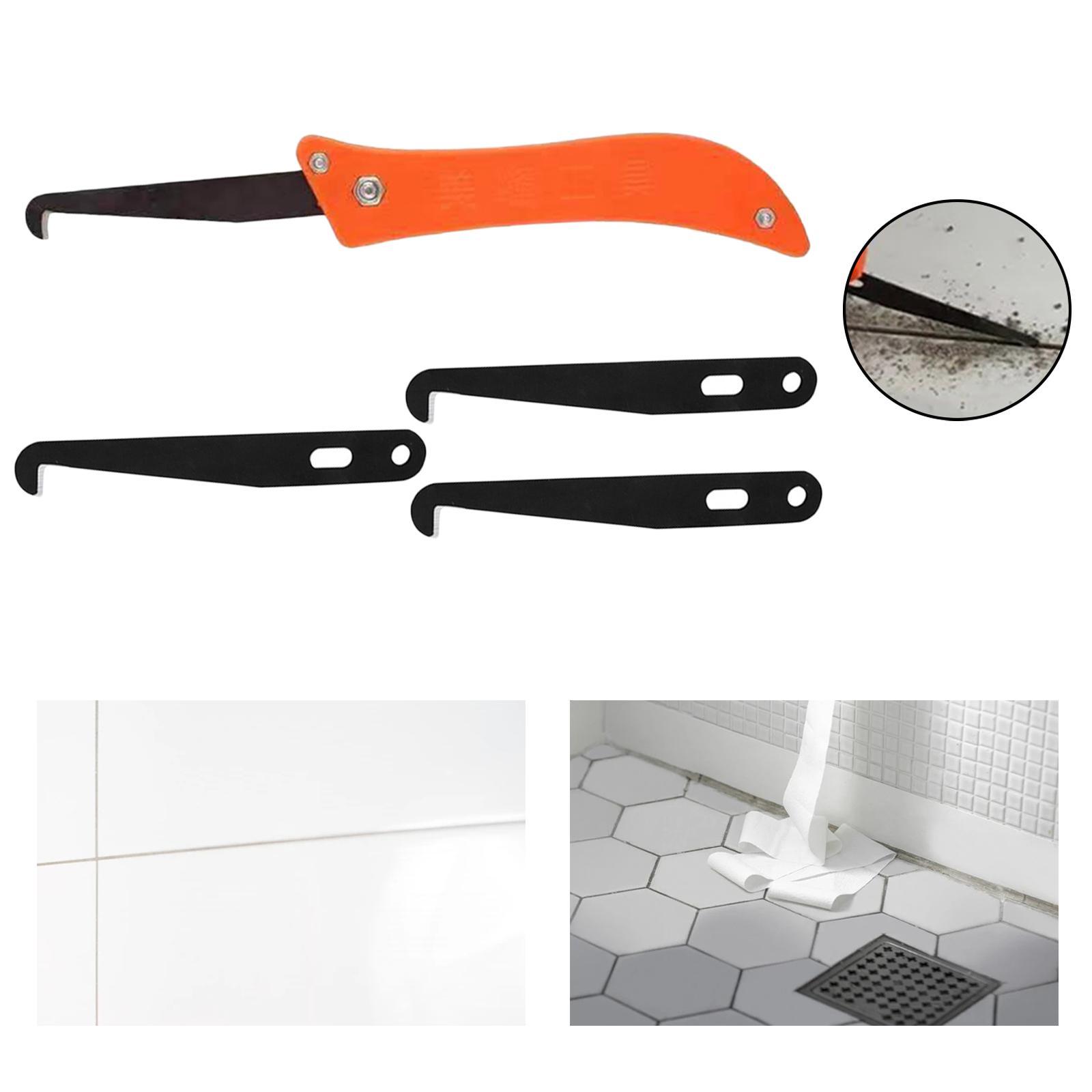 2X Tile Gap Repair Tool Hook Knifes Professional Cleaning and Removal of Old