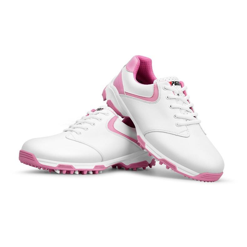 Giày golf nữ - Chất liệu da sợi nhỏ chất lượng cao, đường nét tinh xảo - Lớp lót mềm mại, chunky