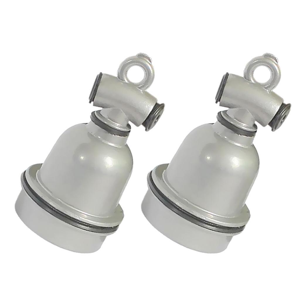 2x E27 Waterproof Ceramic Bulb Lamp Heat Lamp Holder Socket Aluminium Shell