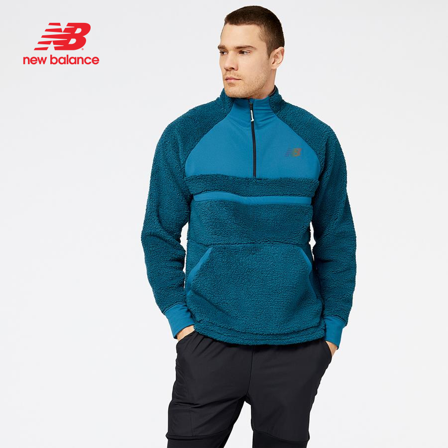 Áo thun tay dài thể thao nam New Balance APP RUNNING LONG SLEEVES T-SHIRT M DARKMOON - MT23285DMS (form quốc tế)