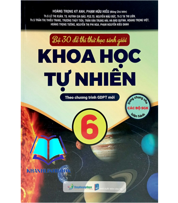 Sách Bộ 30 Đề Thi Thử Học Sinh Giỏi Khoa Học Tự Nhiên 6