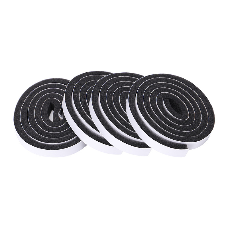 Bộ 02 Miếng Mút Dán Khe Cửa Đa Năng Cách Âm, Chắn Gió, Bụi Bẩn Cao Cấp 1.5cmx1.1m