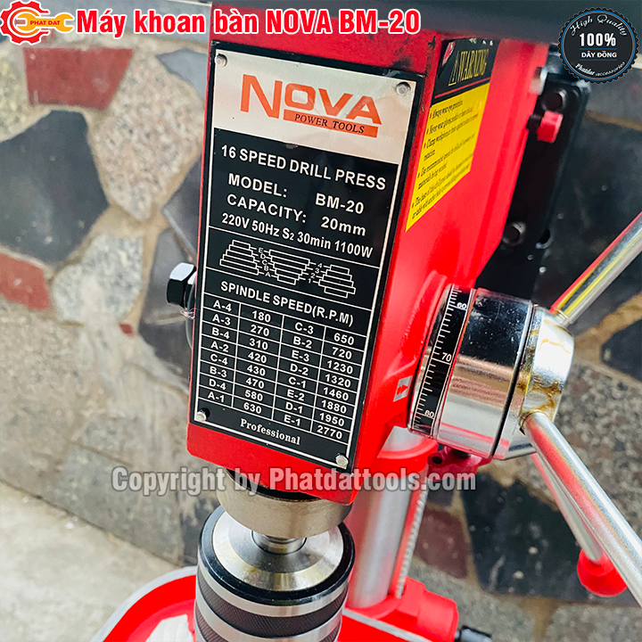 Máy Khoan Bàn BM-20 - 1100W cao 1m2