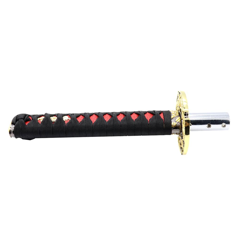 Samurai Sword Katana Shape Gear Shift Knob Shifter Lever for Car 20cm Black