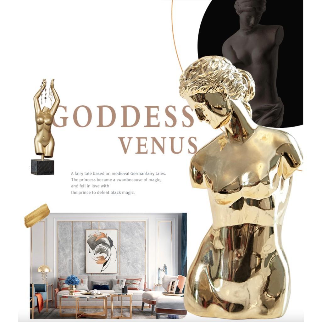 TƯỢNG NGHỆ NHÂN TRANG TRÍ TÔN VINH NÉT ĐẸP GODDESS GOLD - AsiaMart