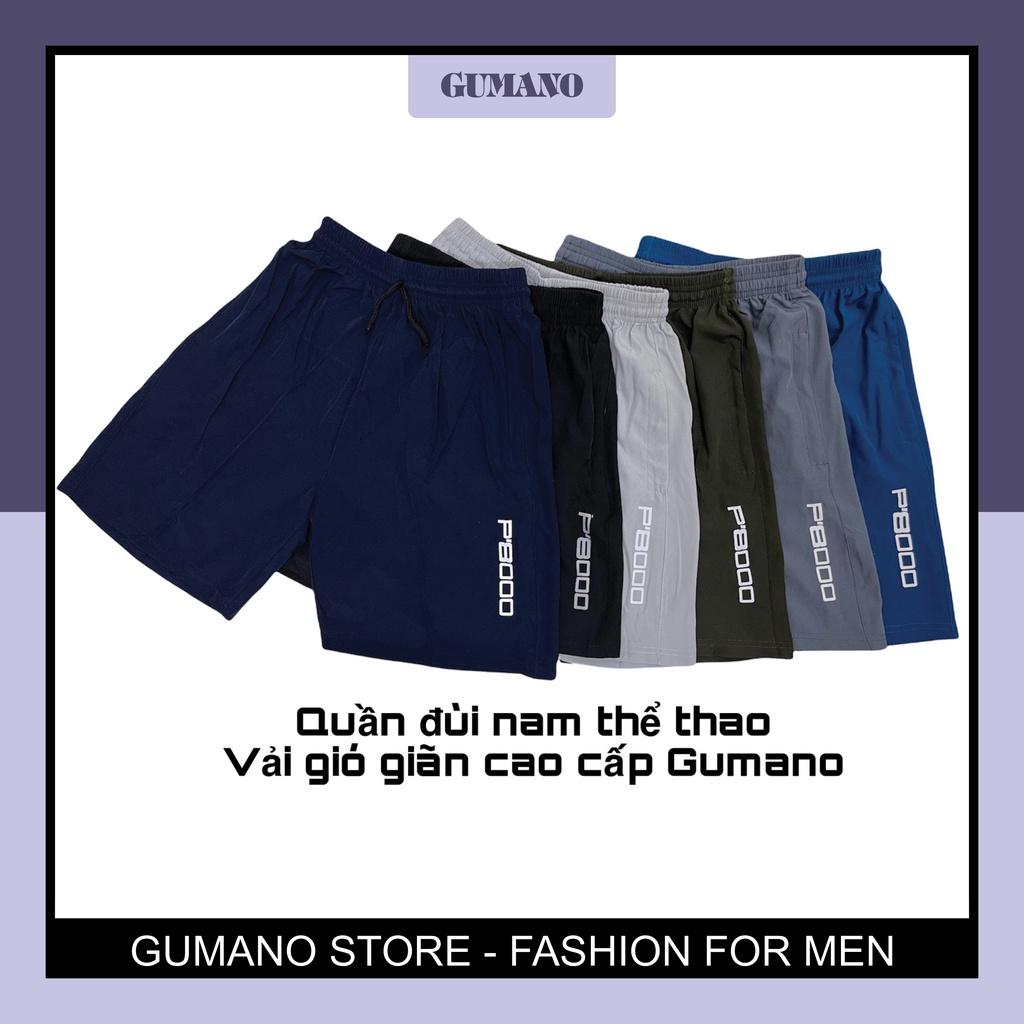 Quần đùi nam GUMANO quần short nam thể thao, chất liệu gió giãn mềm mịn, co giãn 4 chiều