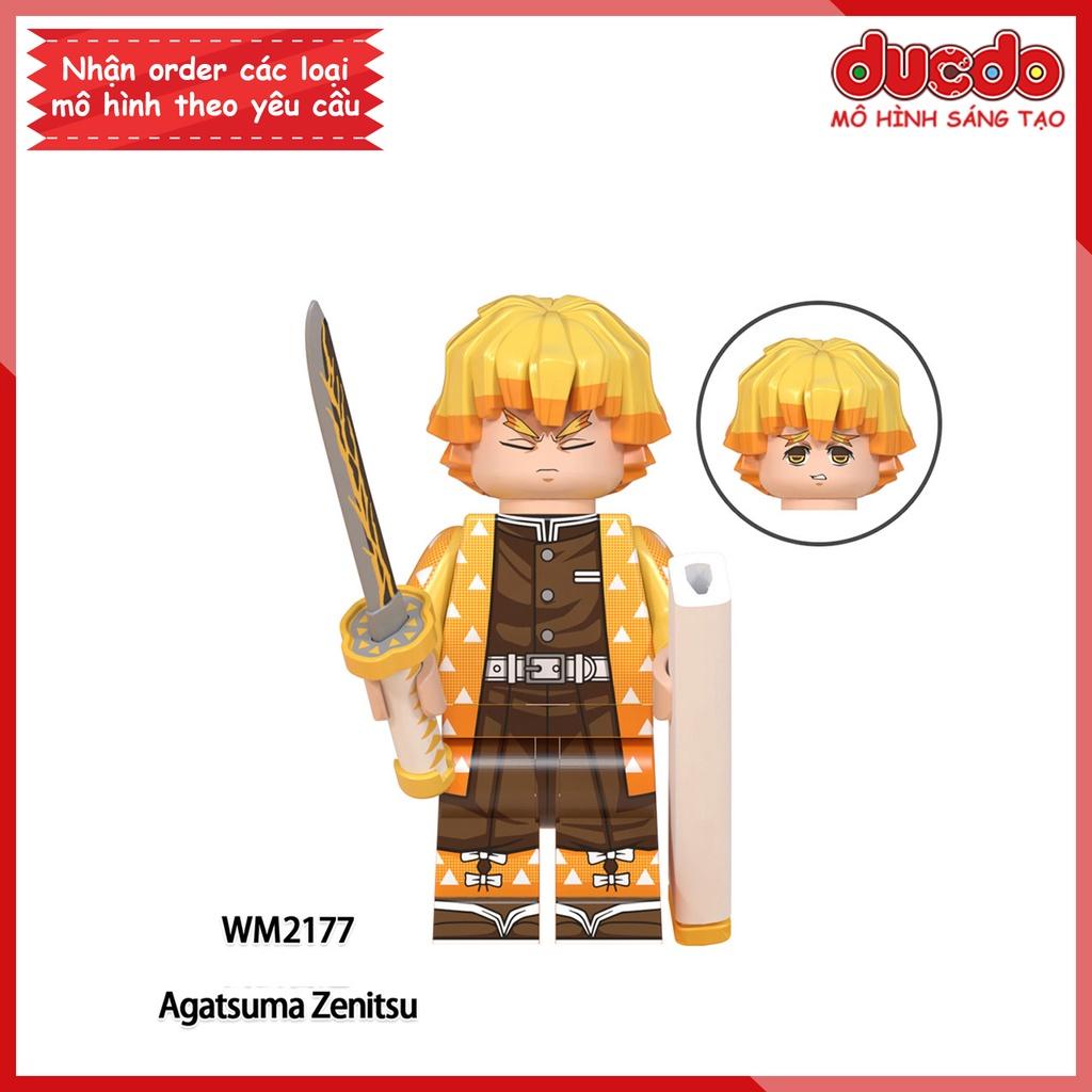 Minifigures nhân vật trong Thanh guơm diệt quỷ Kimetsu No Yaiba - Đồ chơi Lắp ghép Xếp hình Mini Mô hình WM WM6116