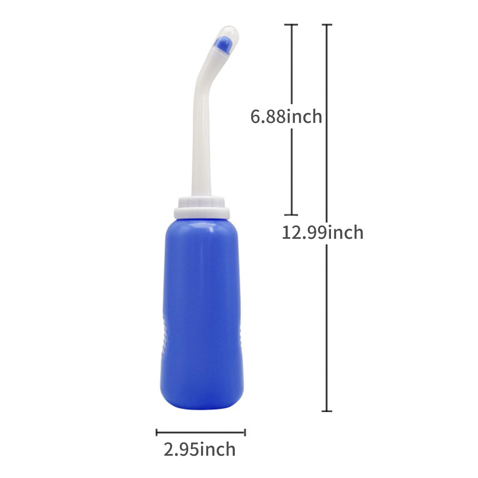 Portable Travel Bidet with 2 Nozzle Spray Handheld Personal Bidet Empty Bottle for Childbirth Cleaner Postpartum Care