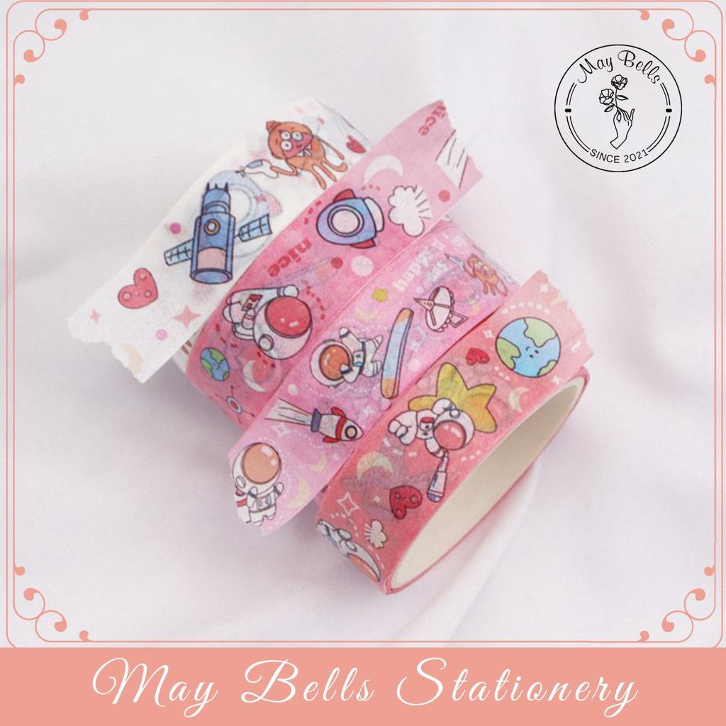 Băng Dính Washi Tape Cute Trang Trí Sổ Tay Đồ Dùng Học Tập Nhiều Họa Tiết