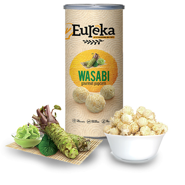Snack Bỏng Ngô Eureka vị Wasabi (70g)