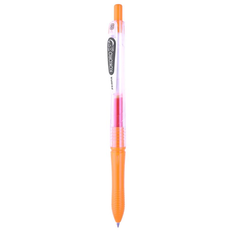 Bút Gel Zebra Kokoro 0.5 mm - Mực Cam