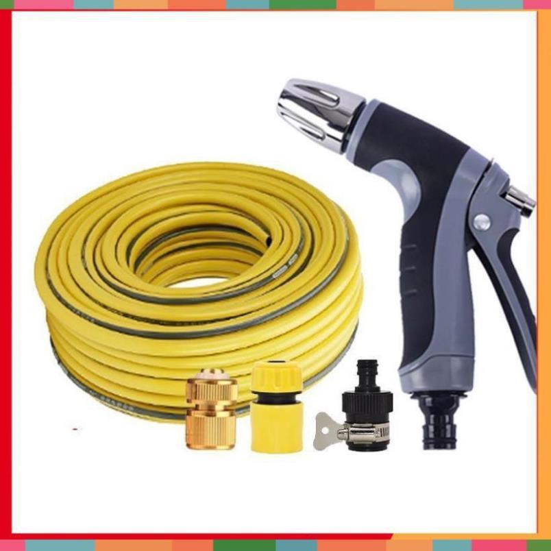 Bộ dây và vòi xịt rửa xe tưới cây tăng áp 7-10M 206817