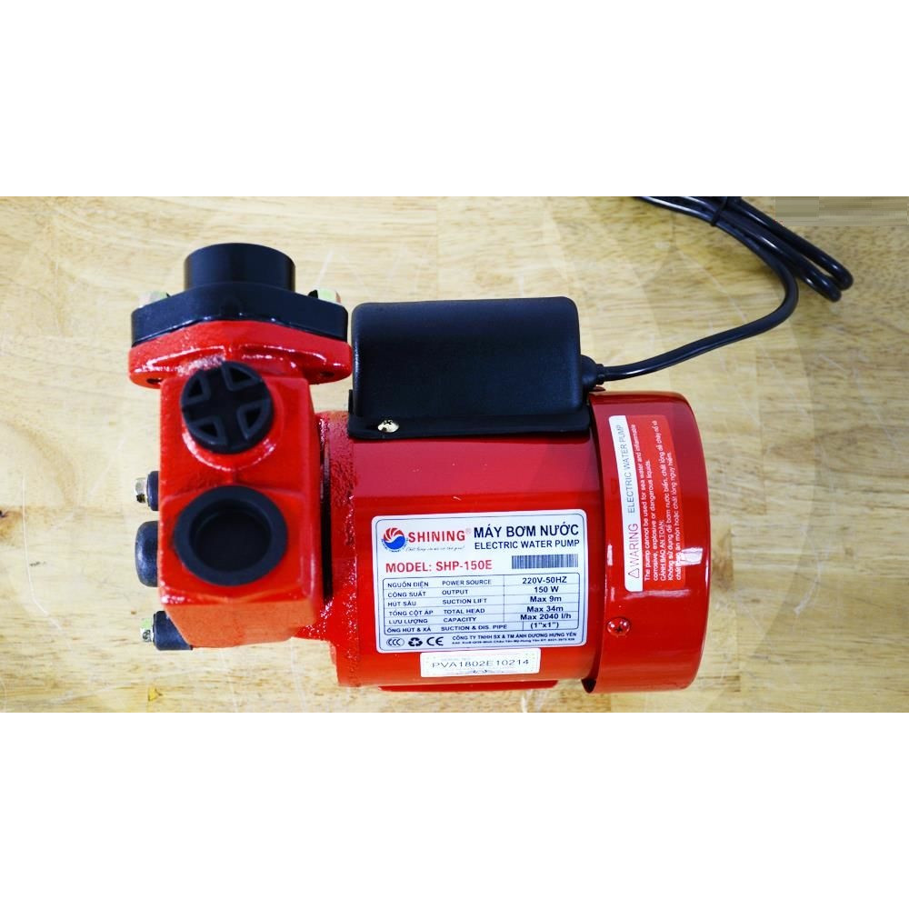 MÁY BƠM CHÂN KHÔNG HÚT NƯỚC ĐẨY CAO SHINING SHP-150E - HÀNG CHÍNH HÃNG