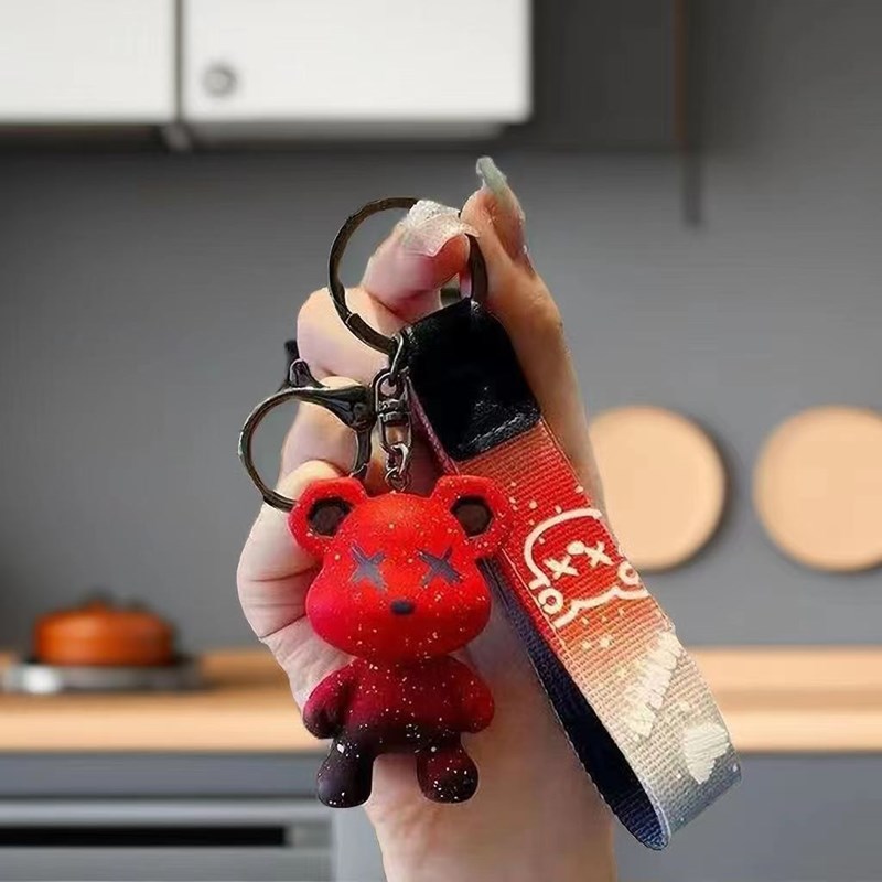 Móc Khóa Hình Chú Gấu Bearbrick Galaxy Đáng Yêu Thời Trang