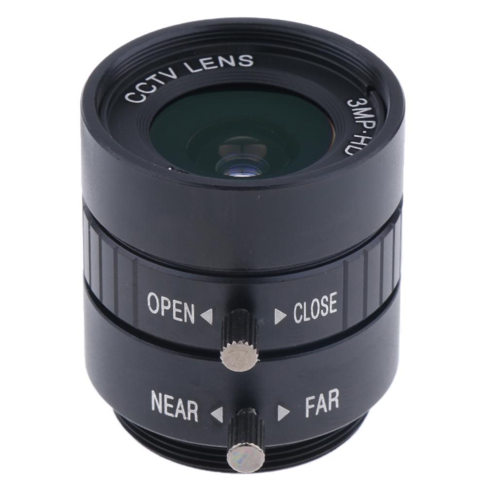 3MP 1/3" 6mm CS F1/2 Fixed Focus  Lens for Industrial  IP Camera